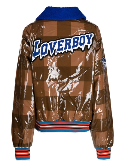 Checked Varsity Bomber Jacket