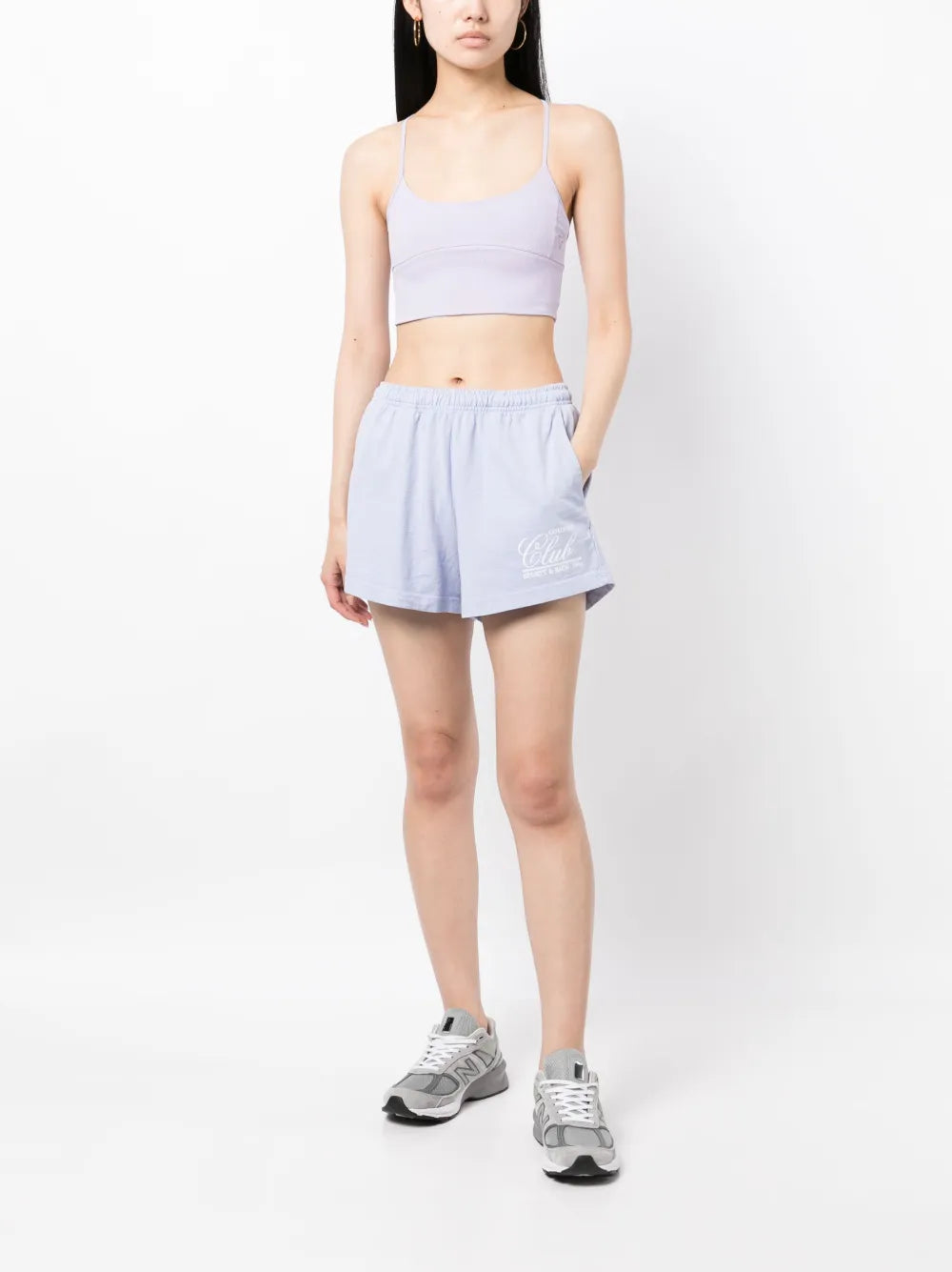 Logo-Print Cotton Shorts