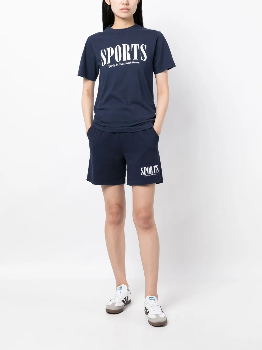 Logo-Print Cotton Shorts