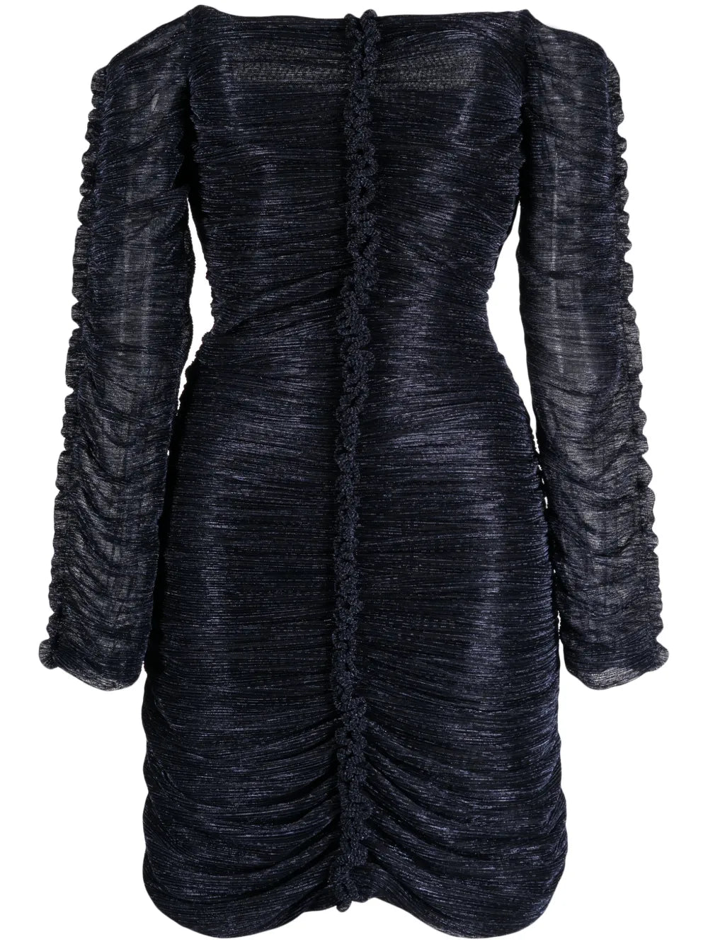 Off-Shoulder Ruched Minidress