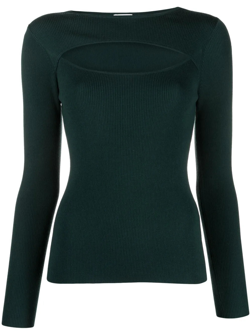 Cut-Out Slash-Neck Top