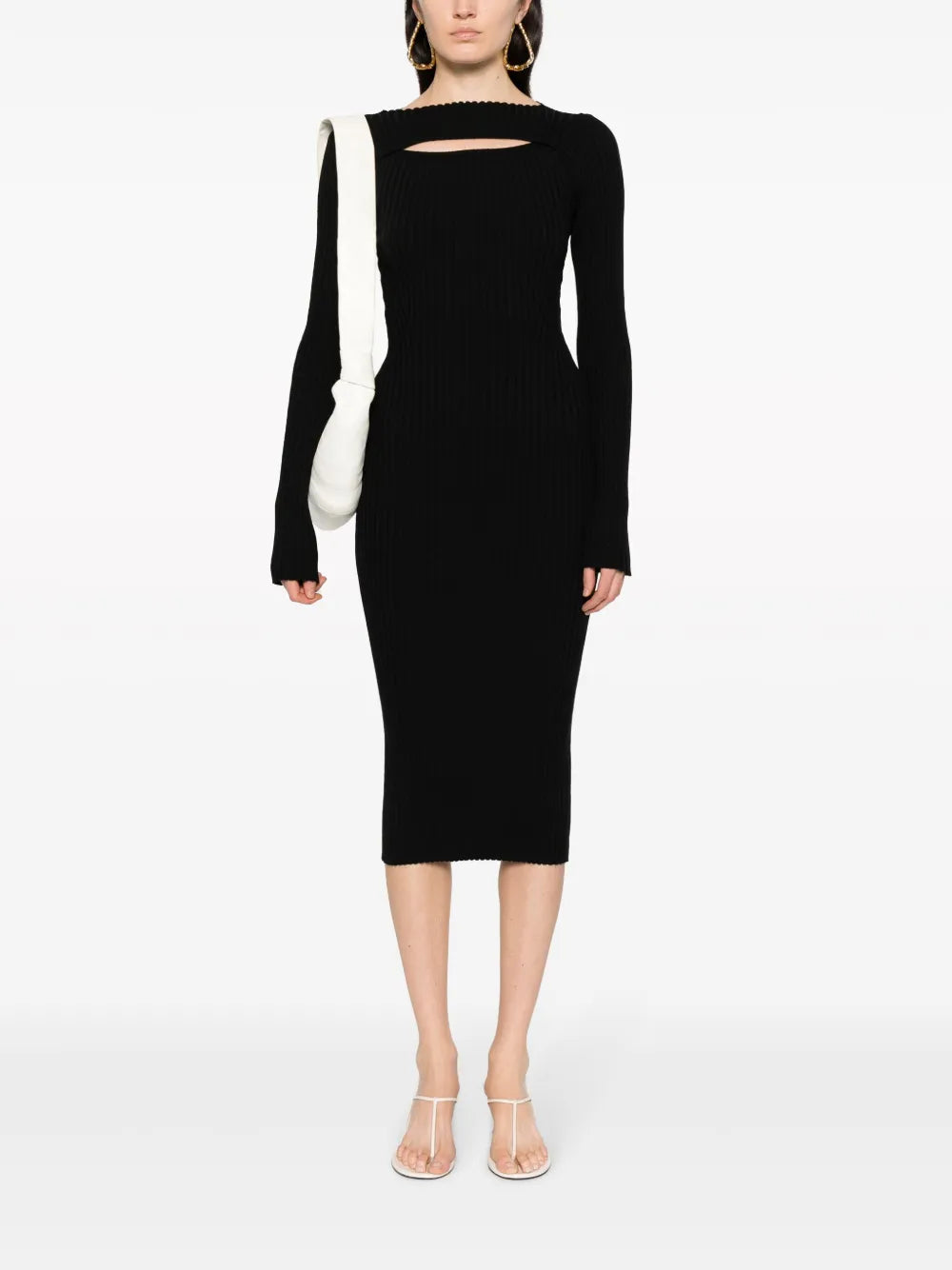 Lora Cut-Out Ribbed Dress