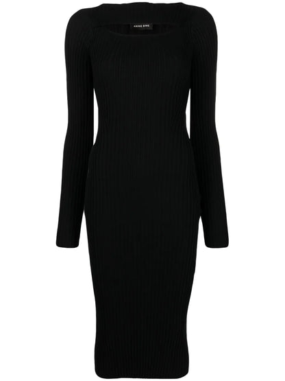 Lora Cut-Out Ribbed Dress