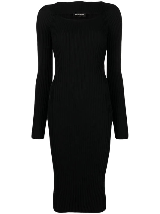 Lora Cut-Out Ribbed Dress
