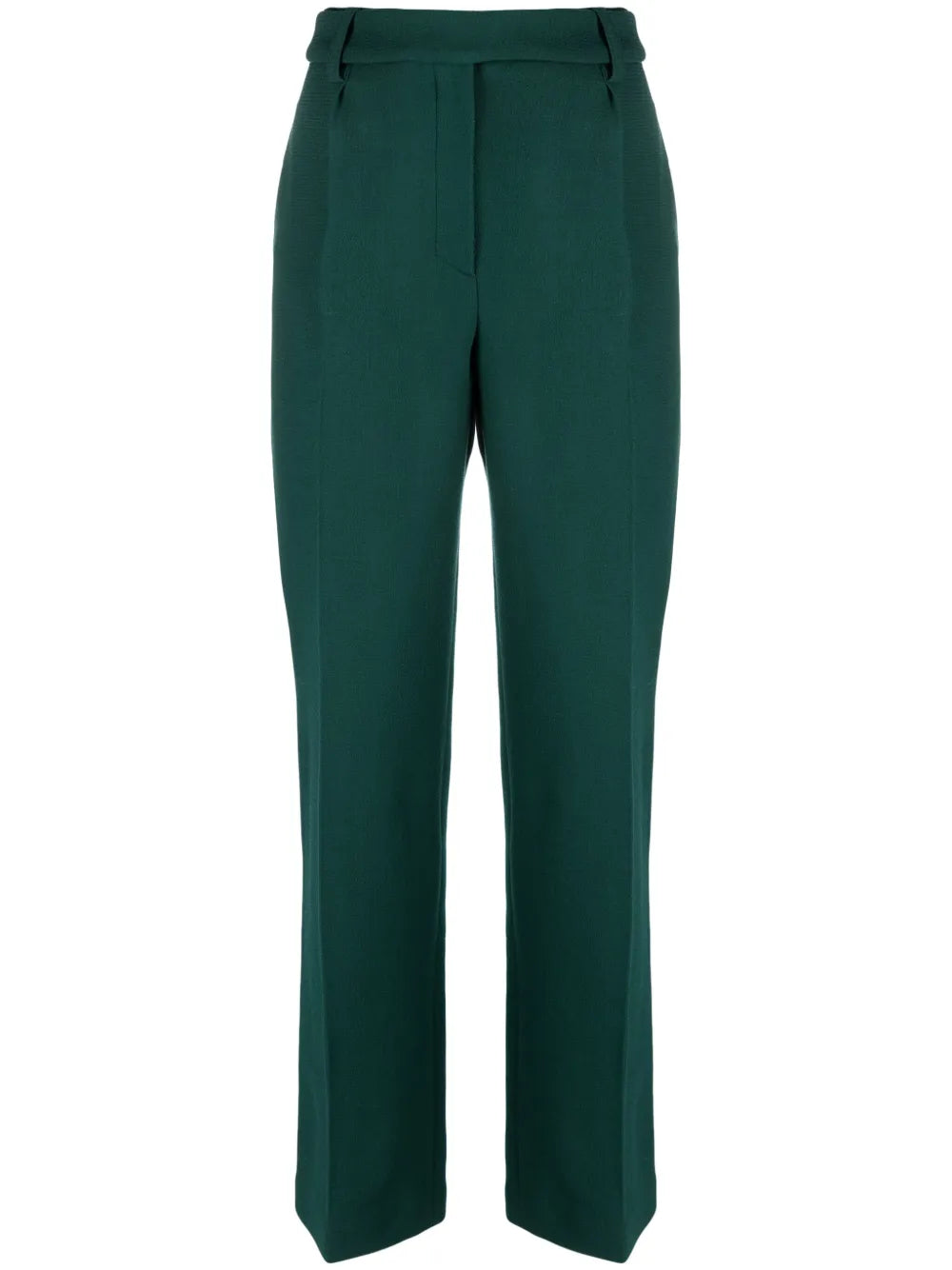 Houndstooth Wide-Leg Trousers