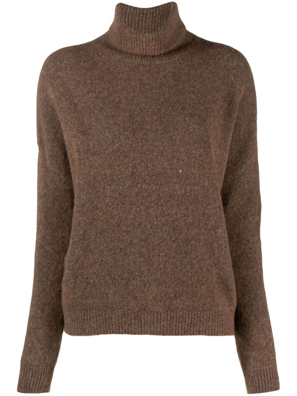 Mélange-Effect Roll-Neck Jumper