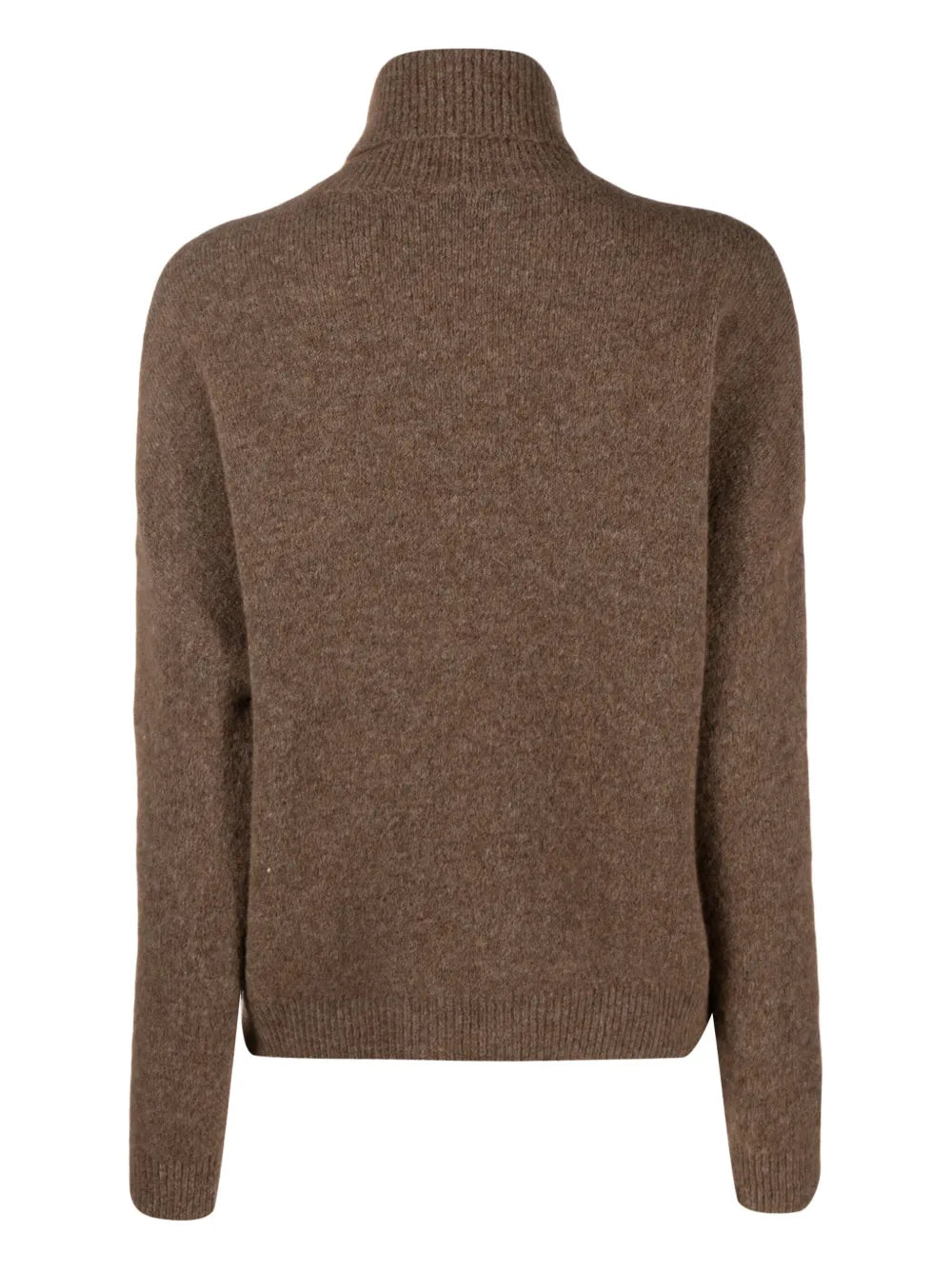 Mélange-Effect Roll-Neck Jumper
