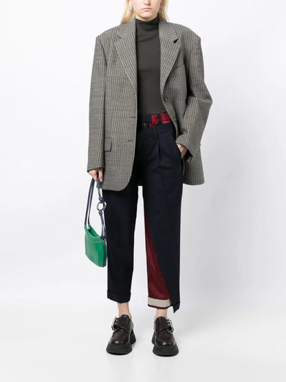 Asymmetric Tapered Trousers