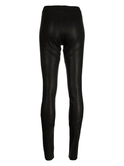 Slip-On Leather Leggings