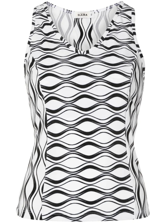 Graphic-Print Tank Top