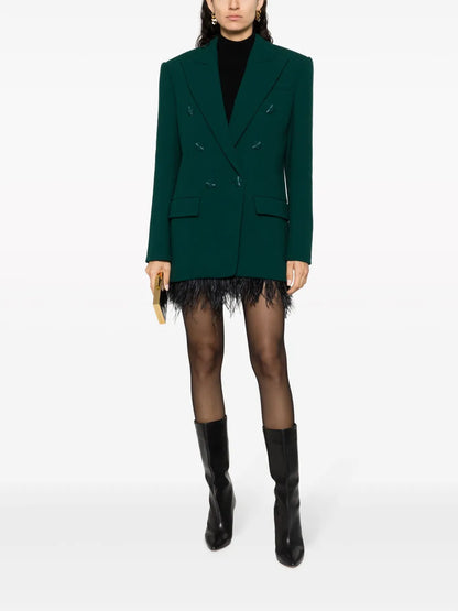 Double-Breasted Wool Blazer