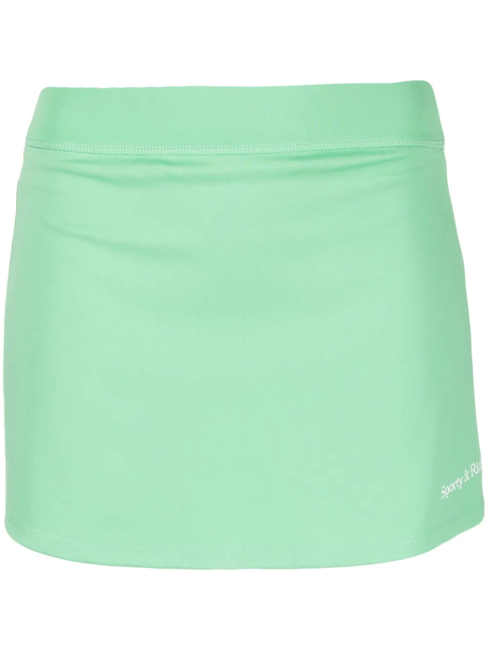 Logo-Print Elasticated-Waistband Miniskirt