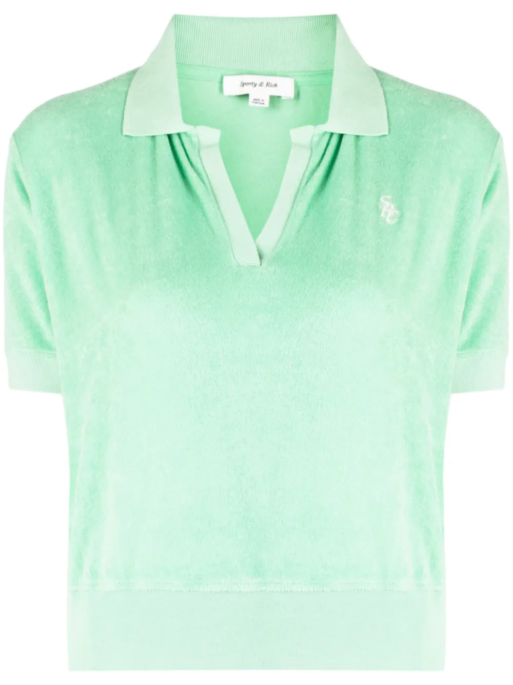 Logo-Embroidered Polo Top