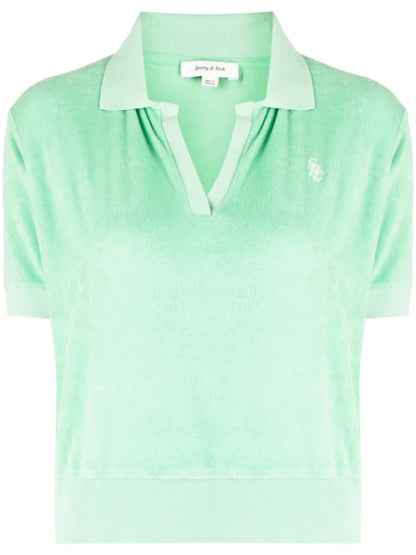 Logo-Embroidered Polo Top