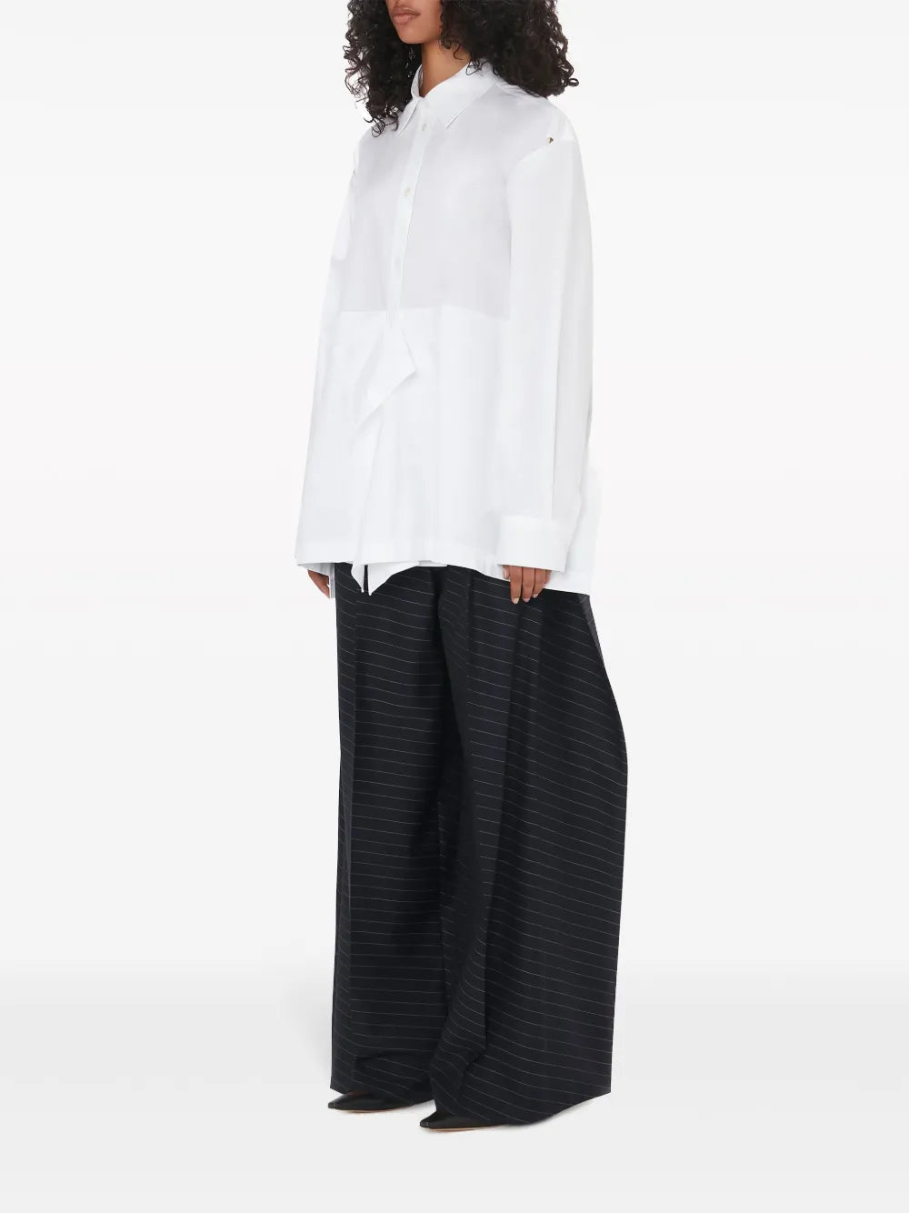 Draped Peplum Shirt