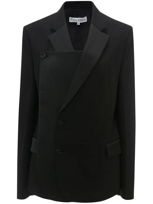 Panelled Double-Breasted Blazer