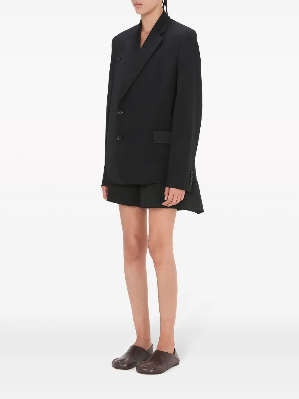 Panelled Double-Breasted Blazer