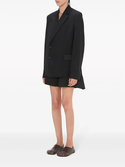 Panelled Double-Breasted Blazer