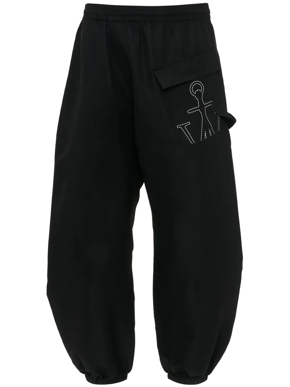 Twisted Anchor-Print Track Pants