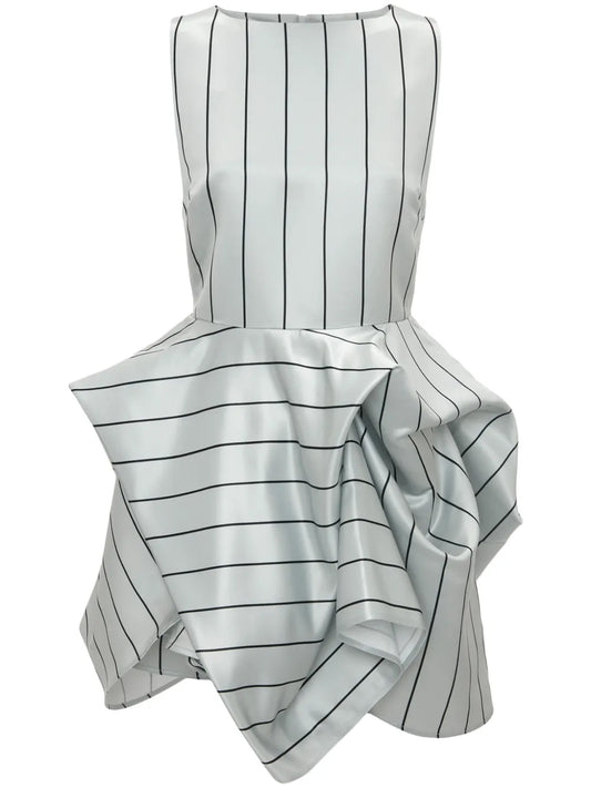 Sleeveless Peplum Minidress
