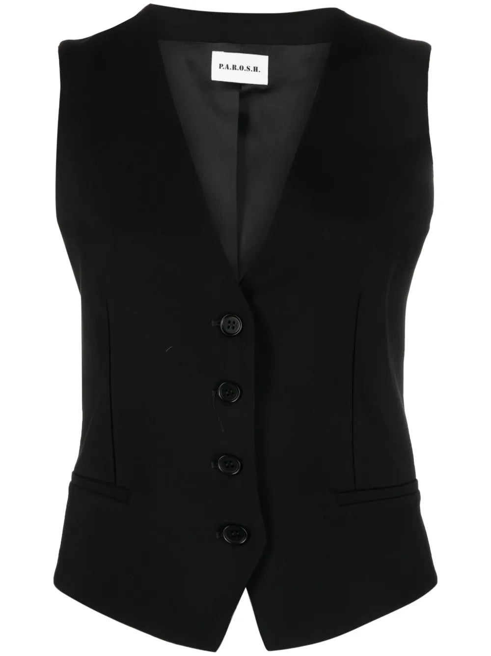V-Neck Buttoned Waistcoat