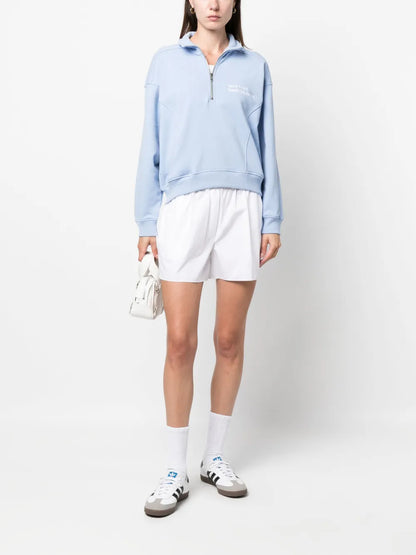Slogan-Print Cotton Sweatshirt