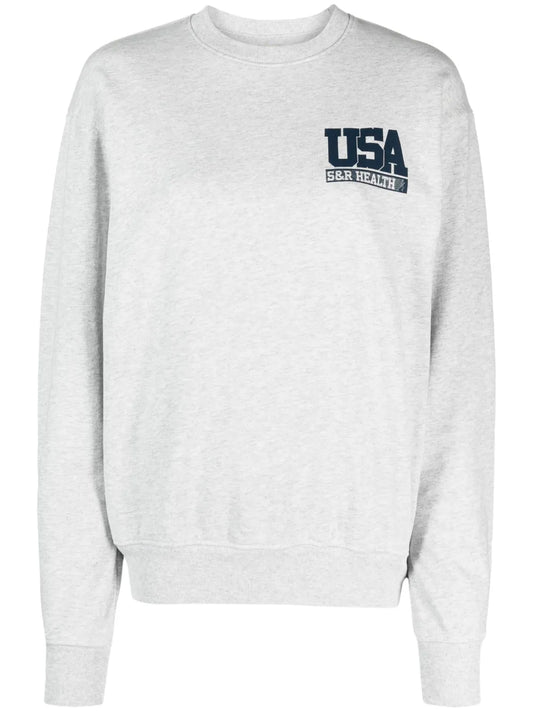 Logo-Print Crew-Neck Sweatshirt