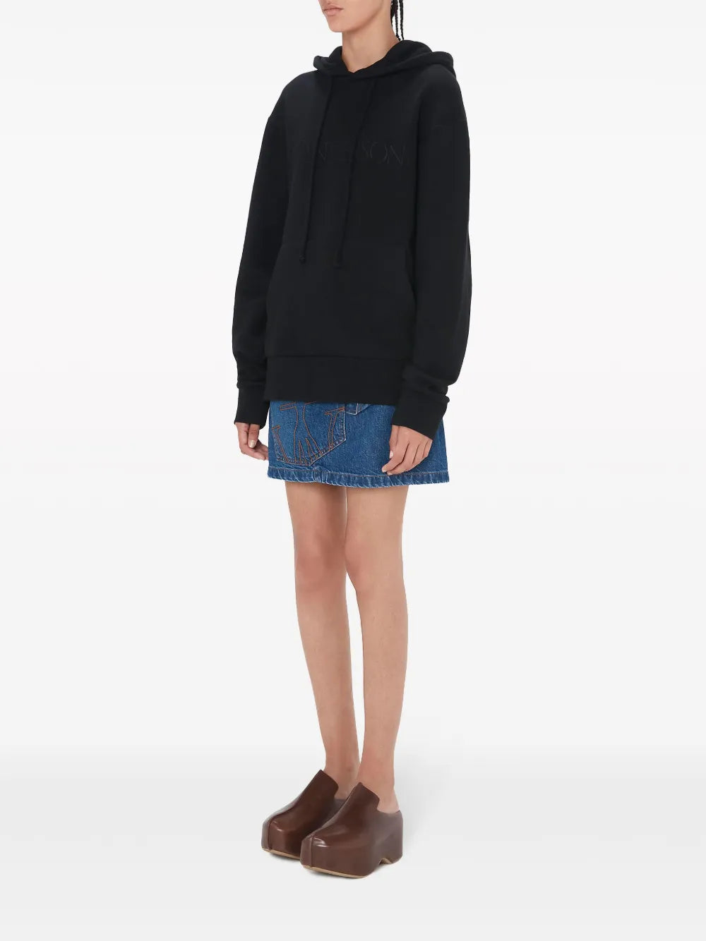 Logo-Embroidered Cotton Hoodie