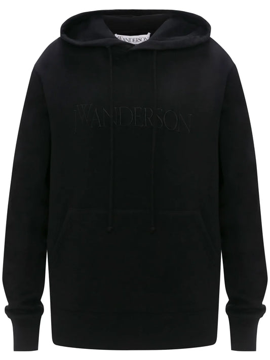 Logo-Embroidered Cotton Hoodie