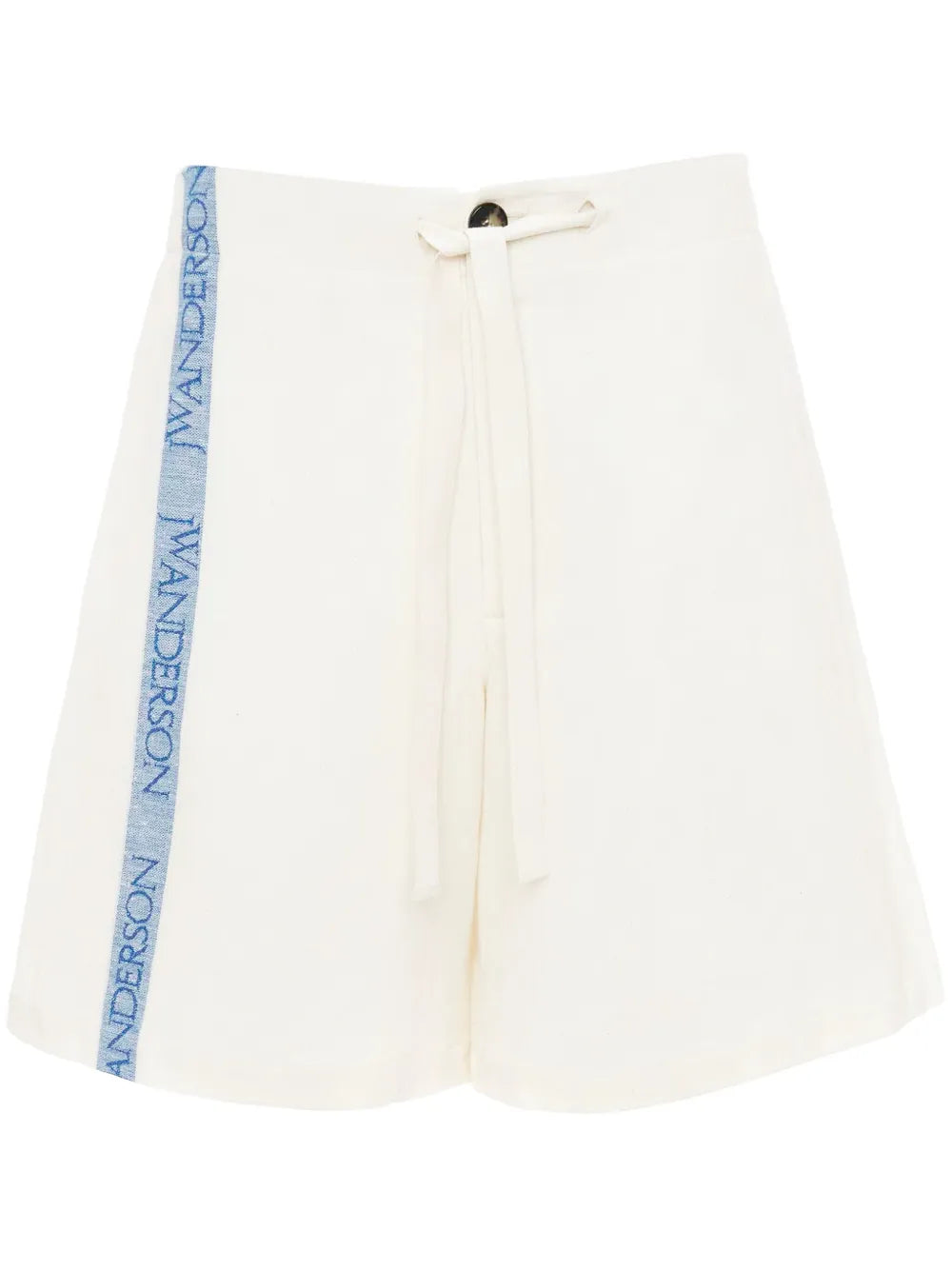 Logo-Tape Wide-Leg Shorts