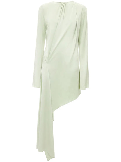 Long-Sleeve Asymmetric Dress