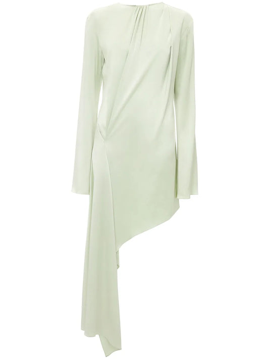 Long-Sleeve Asymmetric Dress