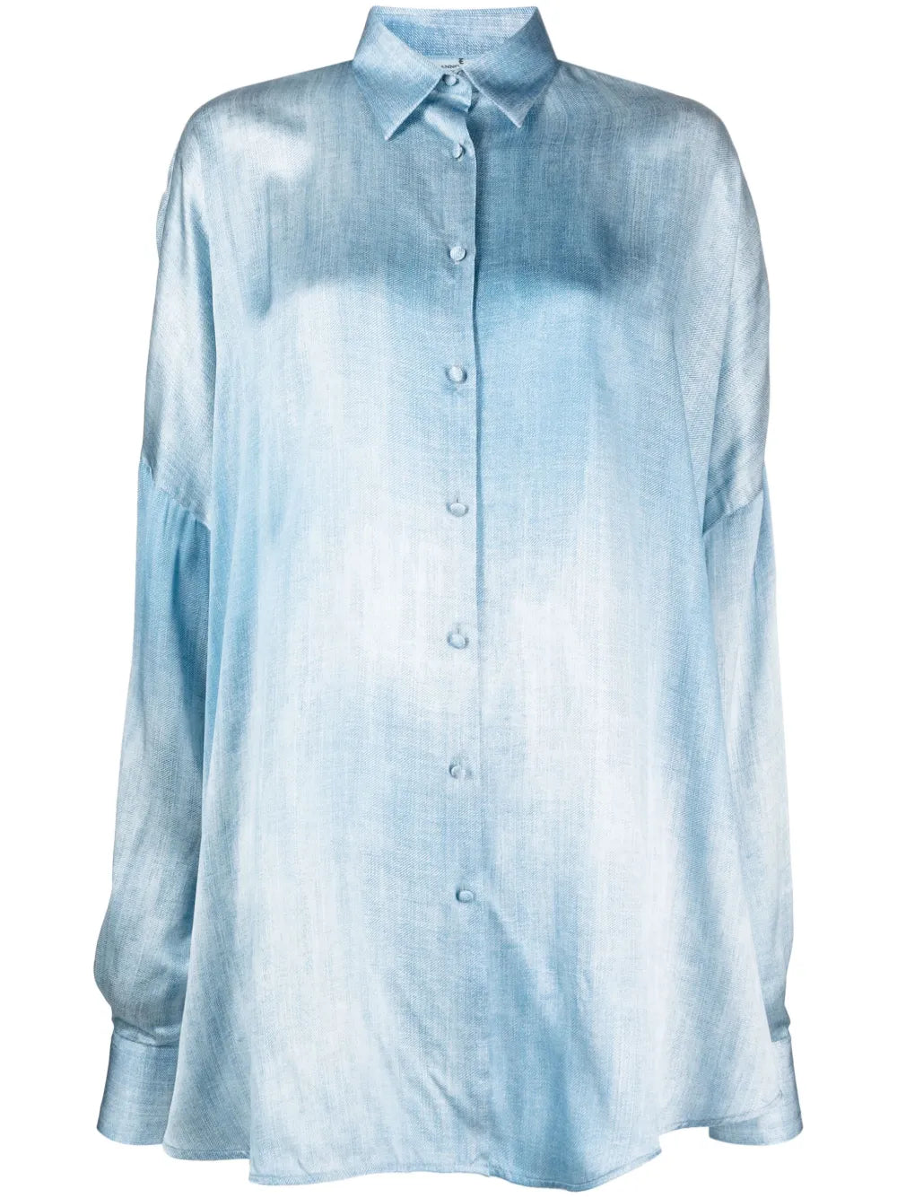 Long-Sleeve Silk Shirt