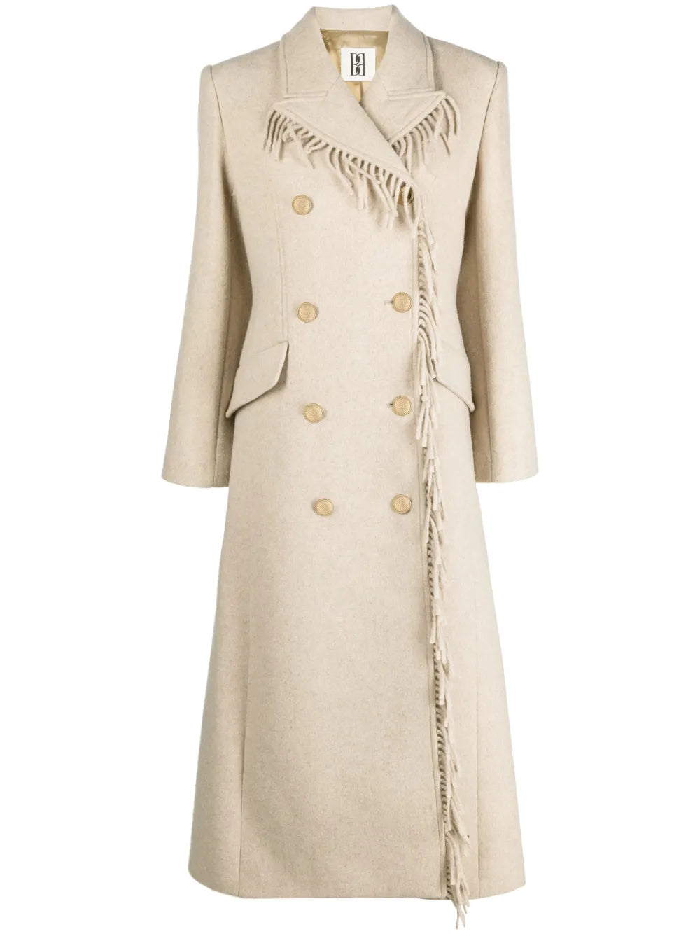 Gardeniia Fringed Long Coat