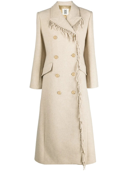 Gardeniia Fringed Long Coat