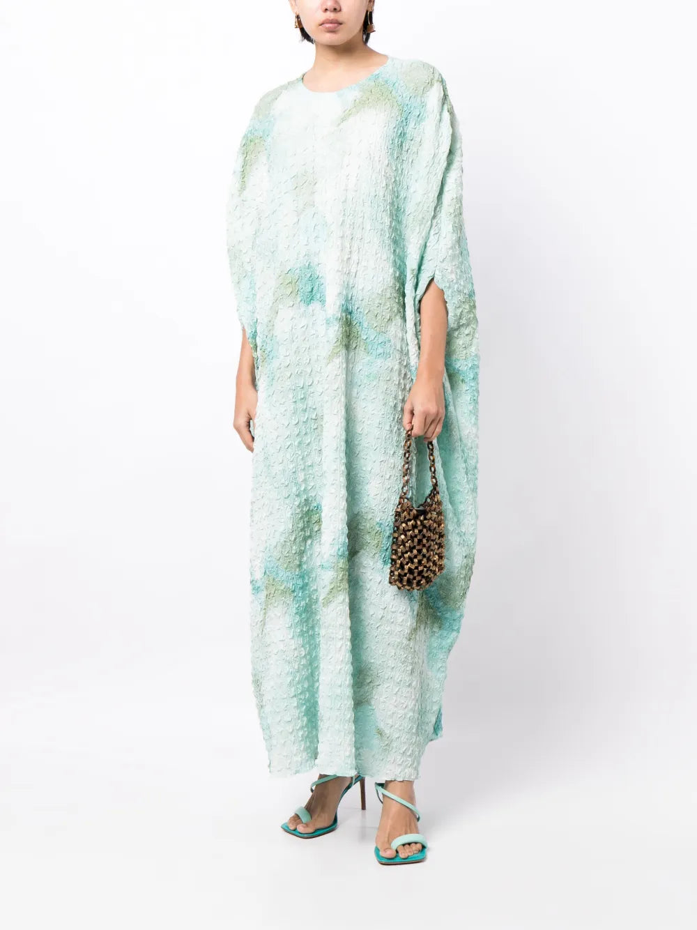 Jacquard Kaftan Dress
