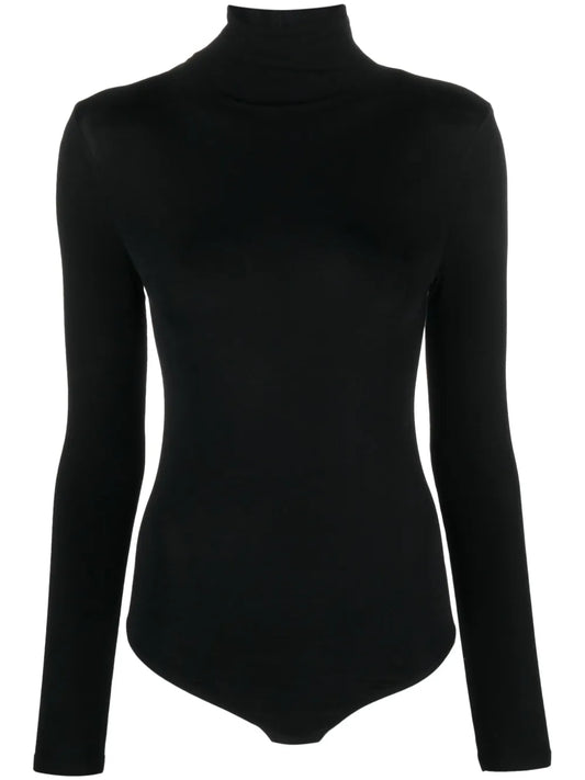 Roll-Neck Long-Sleeve Bodysuit