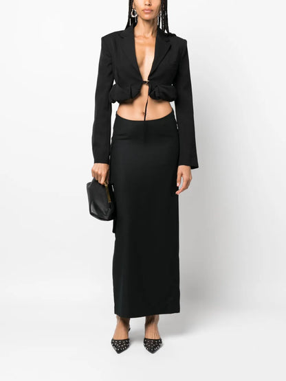 Stok Cargo-Pocket Maxi Skirt