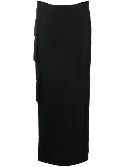 Stok Cargo-Pocket Maxi Skirt