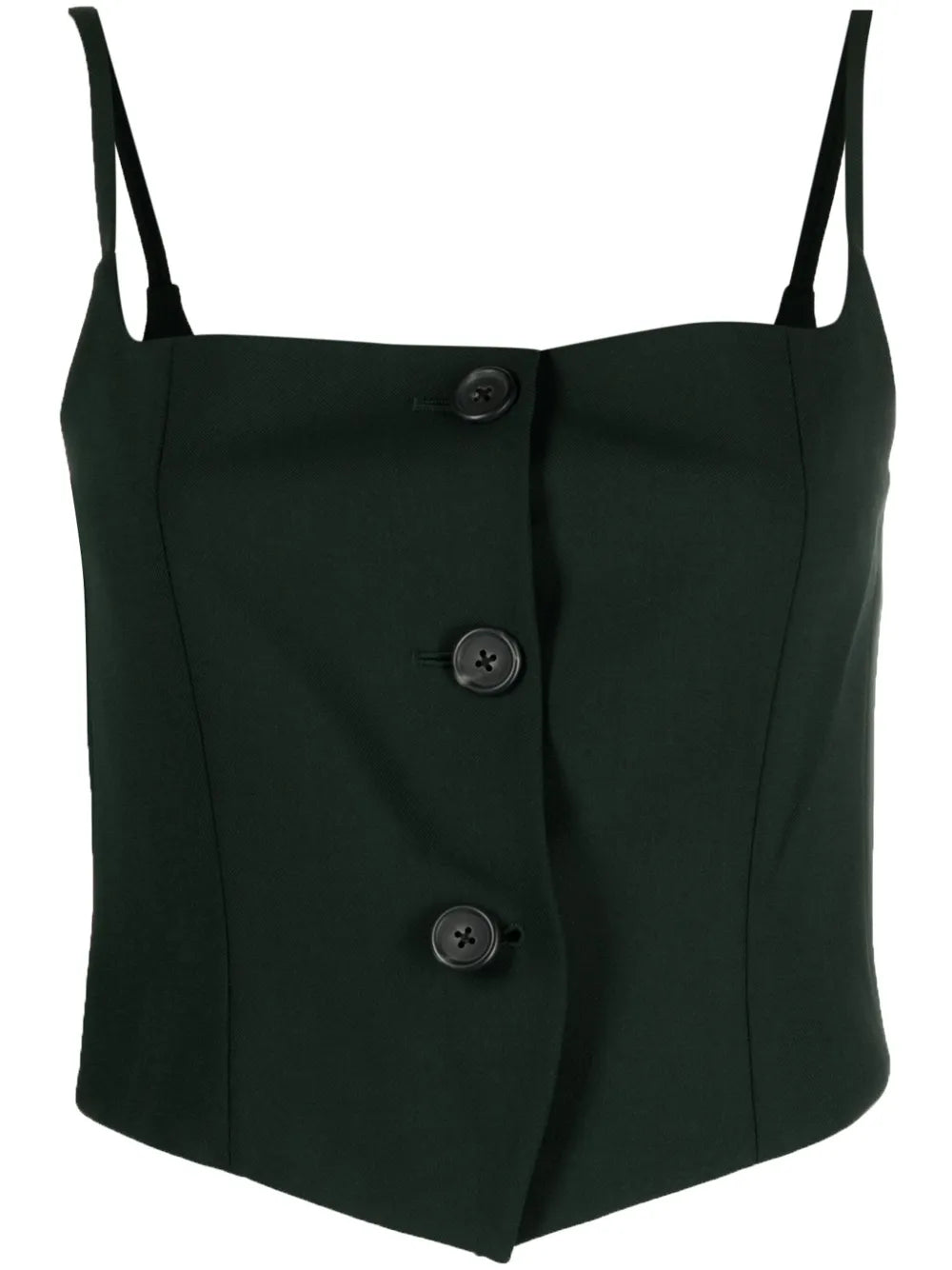 Button-Up Sleeveless Top