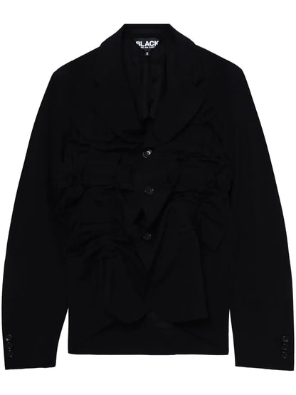 Single-Breasted Wool Blazer