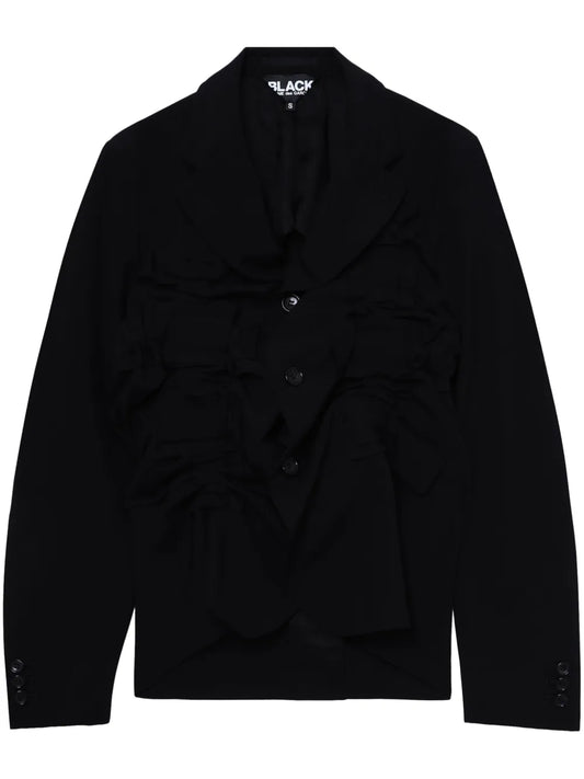 Single-Breasted Wool Blazer