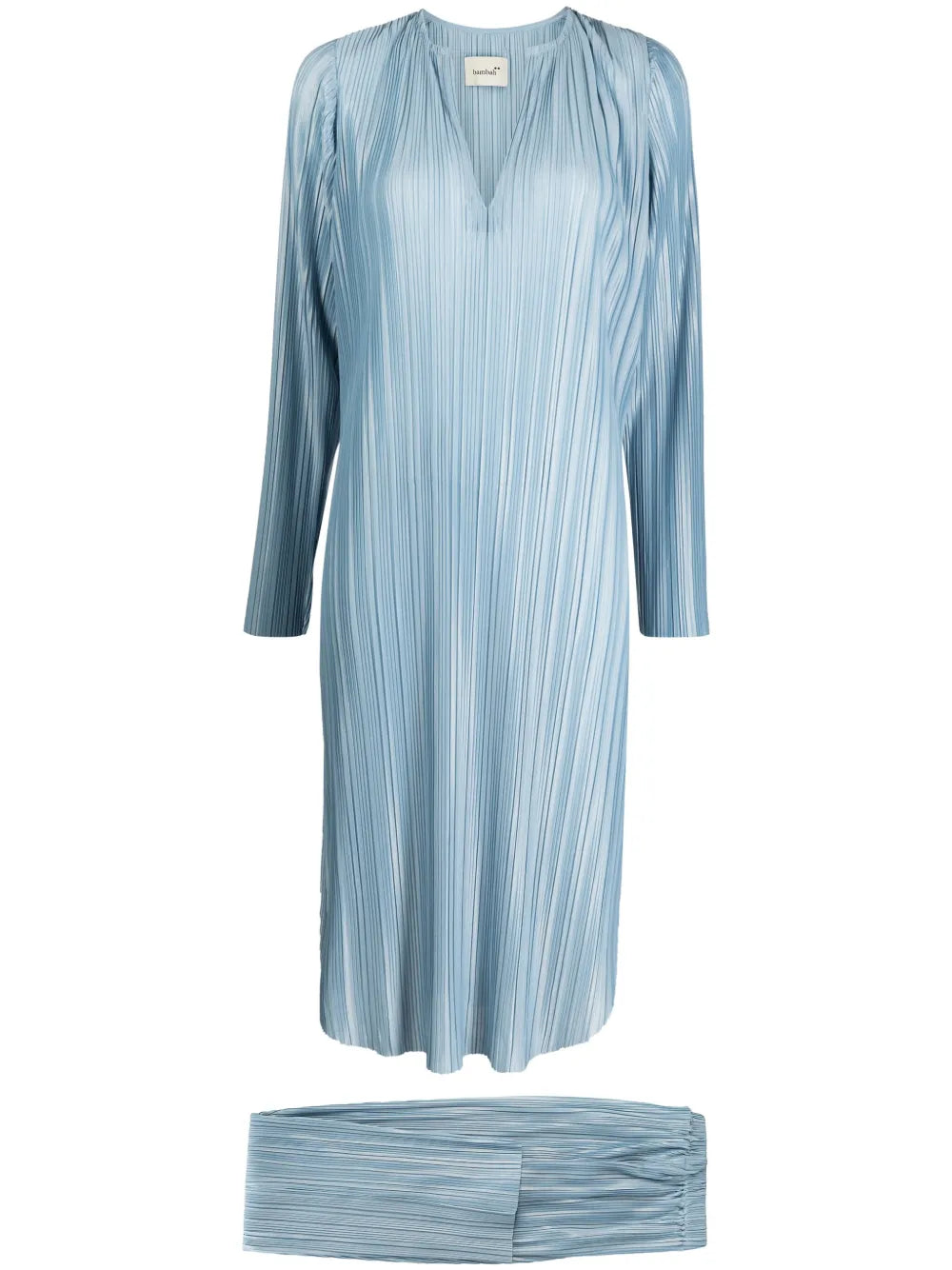 Plissé Trousers Set