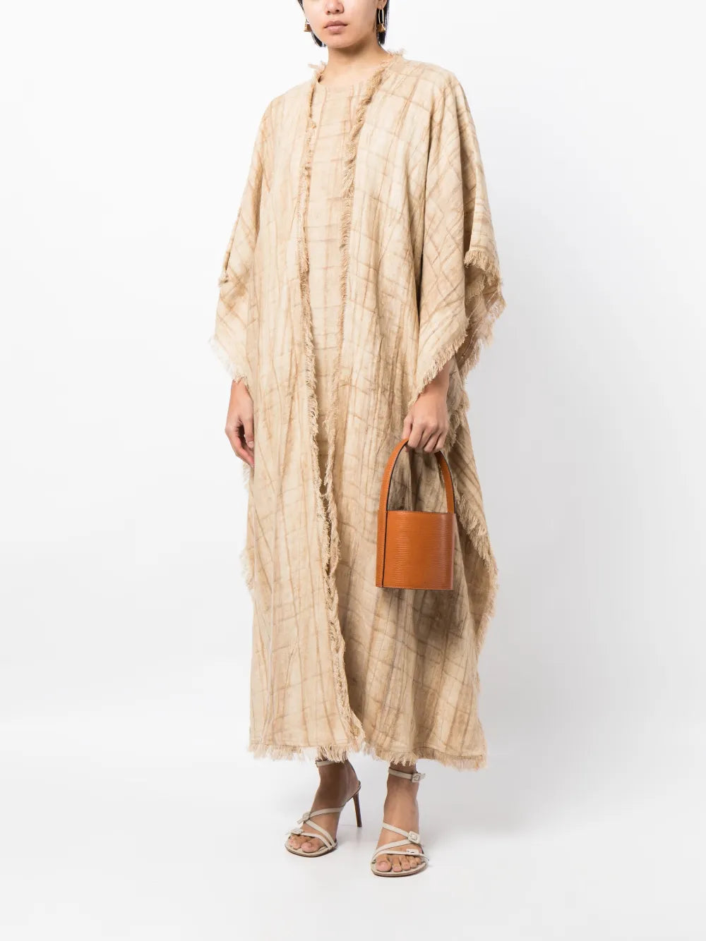 Linen Two-Piece Kaftan Dress