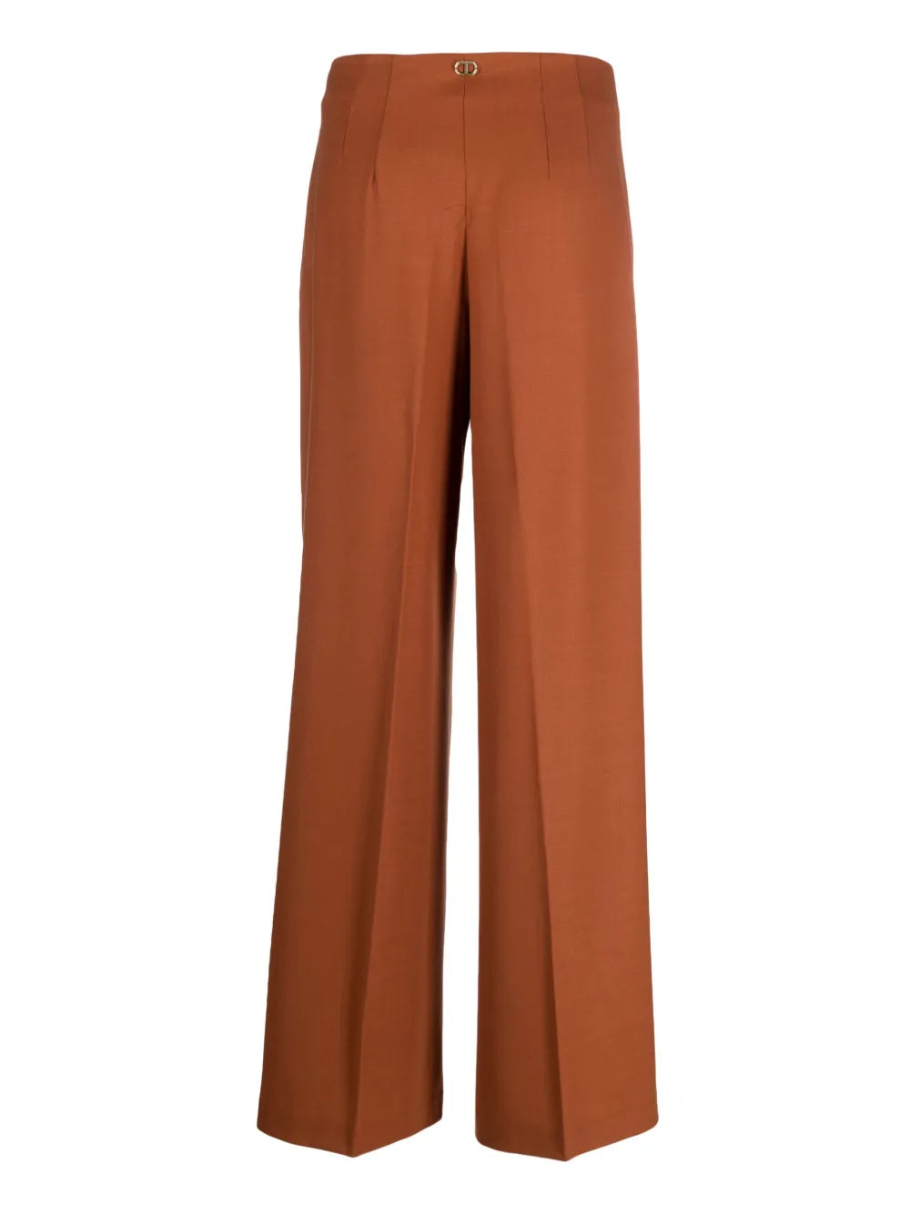 Logo-Plaque Pallazo Trousers