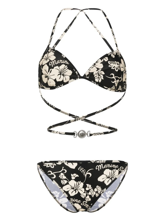 Floral-Print Bikini