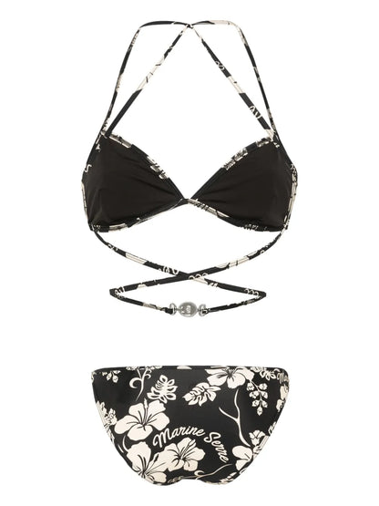 Floral-Print Bikini
