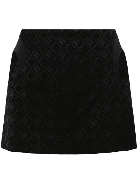 Moon Diamant-Jacquard Miniskirt