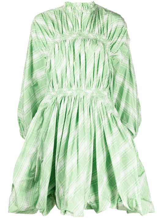 Plaid-Check Pattern Minidress