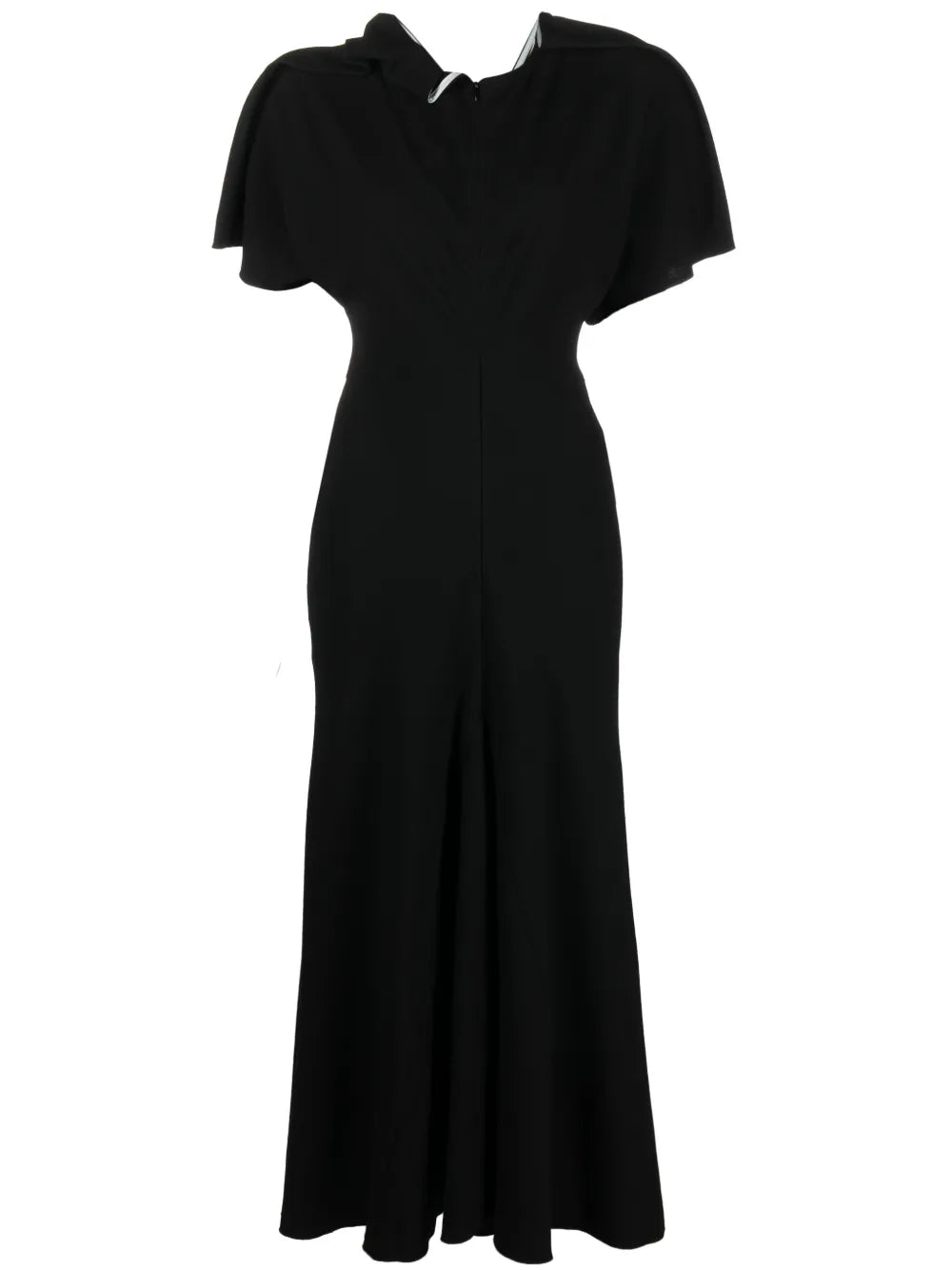Ruched A-Line Midi Dress